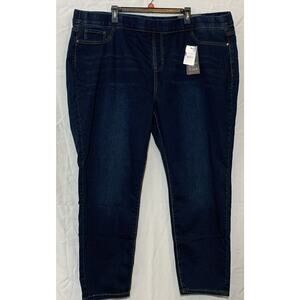 Avenue Denim High Rise Jeggings Plus Size 30 Nwt